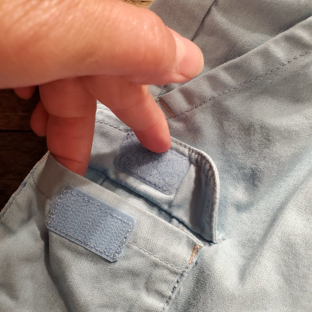 Gymboree Pants Blue Drawstring Pockets 3-6Mo - Picture 4 of 7